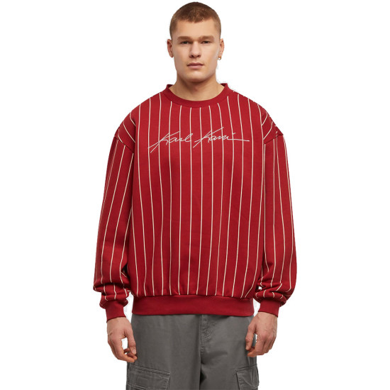 Karl Kani Ανδρικό φούτερ Autograph Pinstripe Sweat OS Crewneck